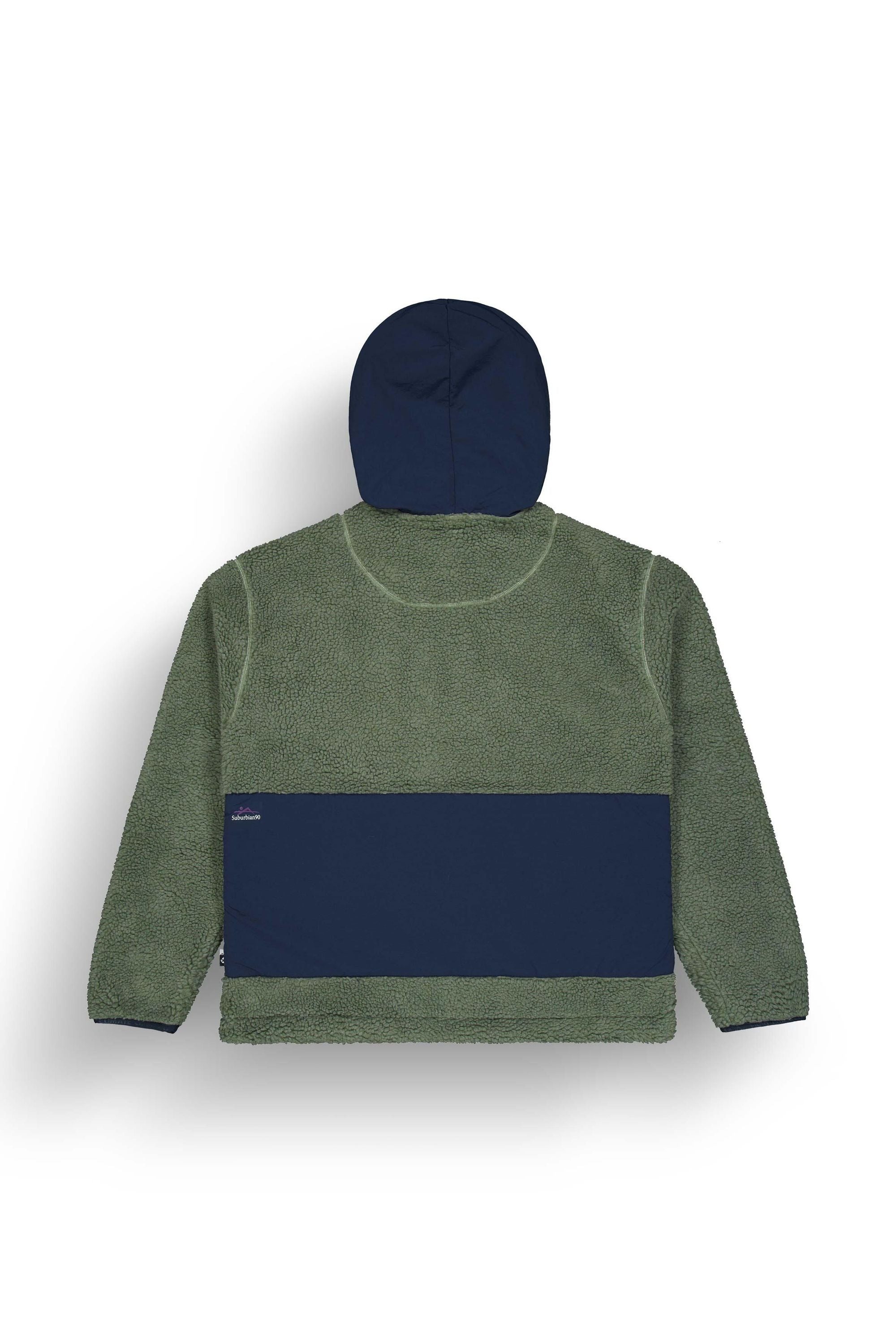 Übergangsjacke aus Teddy - D Green Spray Dark Blue - Grün