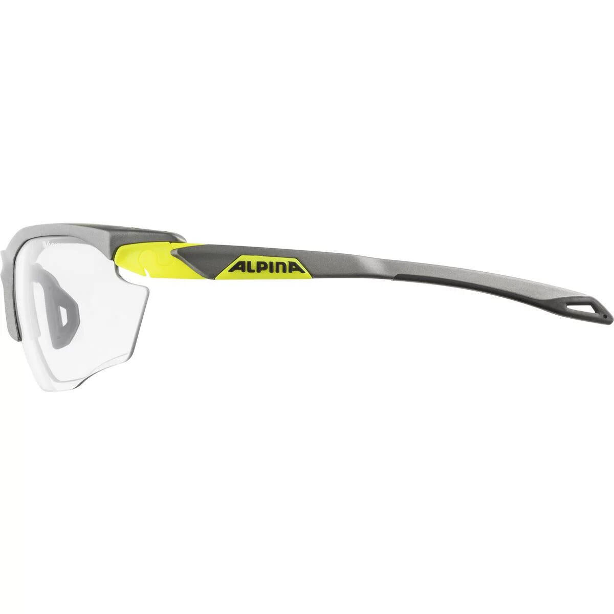 Sportbrille Twist Five HR V - 126-tin-neon-yellow matt - Grau | Gelb