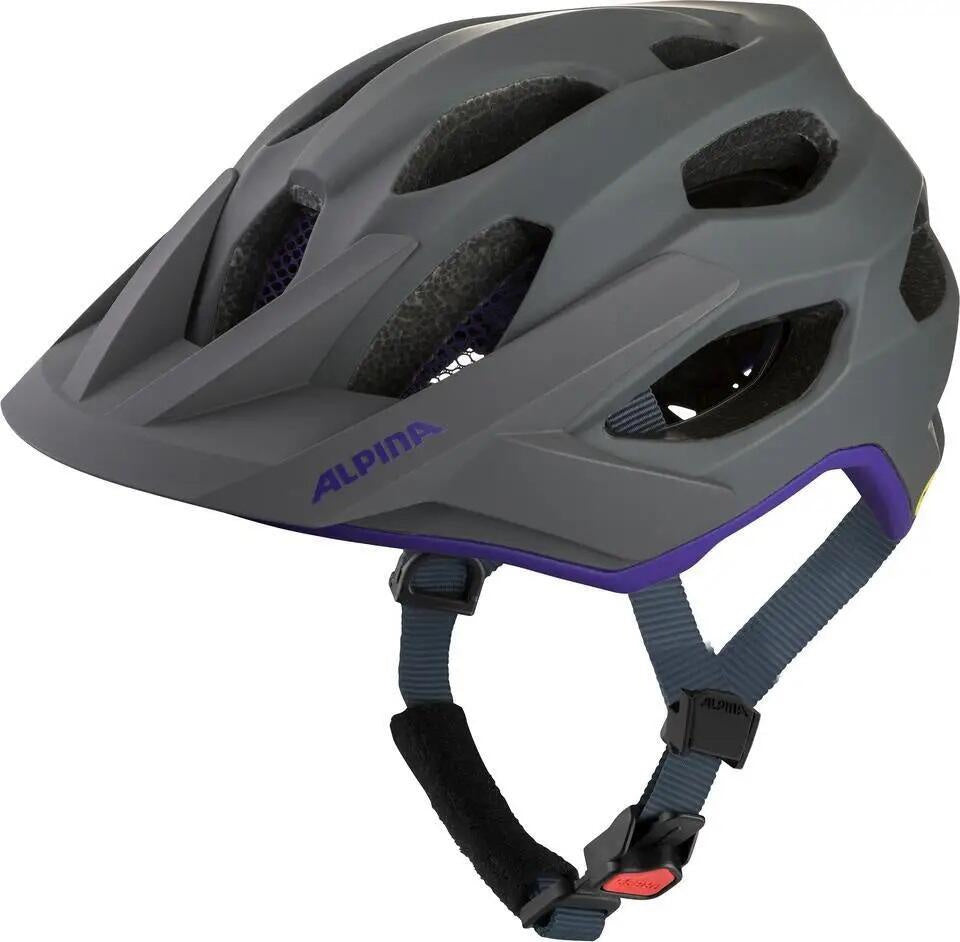 Fahrradhelm APAX MIPS - 21-midnight-grey purple matt - Grau