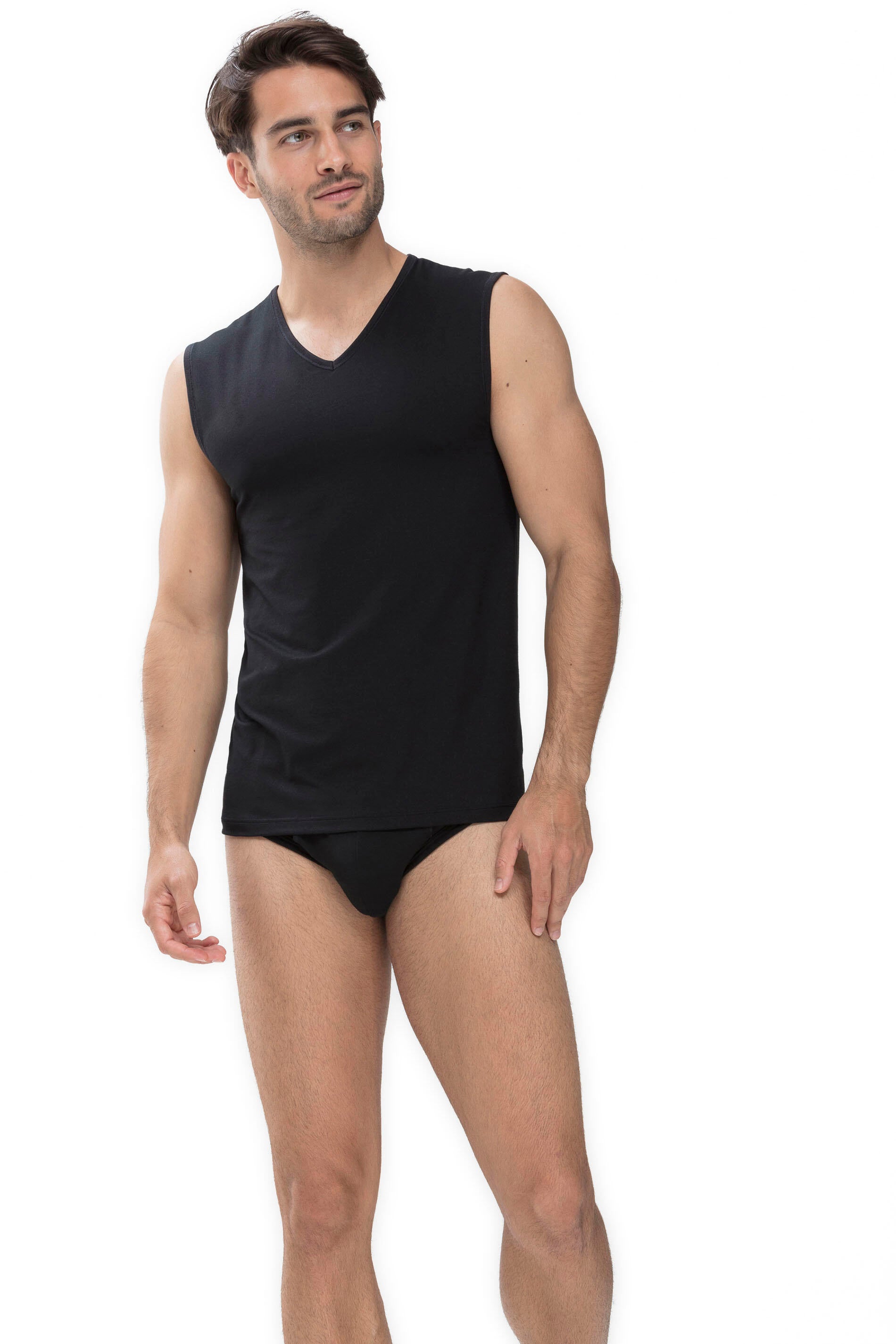 Muscle-Shirt - 123-schwarz - Schwarz