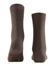 Socken aus Merinowolle-Mix - 5239 dark brown - Braun