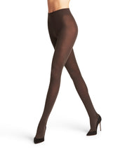 Strumpfhose aus Schurwollemix - 5239 dark brown - Braun