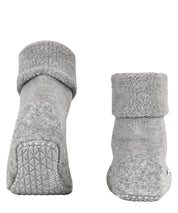 Hausschuh-Socken aus Schurwolle - 3400 light grey - Grau