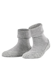 Hausschuh-Socken aus Schurwolle - 3400 light grey - Grau