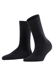 Socken aus Merinowolle-Mix - 3009 black - Schwarz