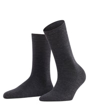 Socken aus Merinowolle-Mix - 3089 anthra.mel - Grau