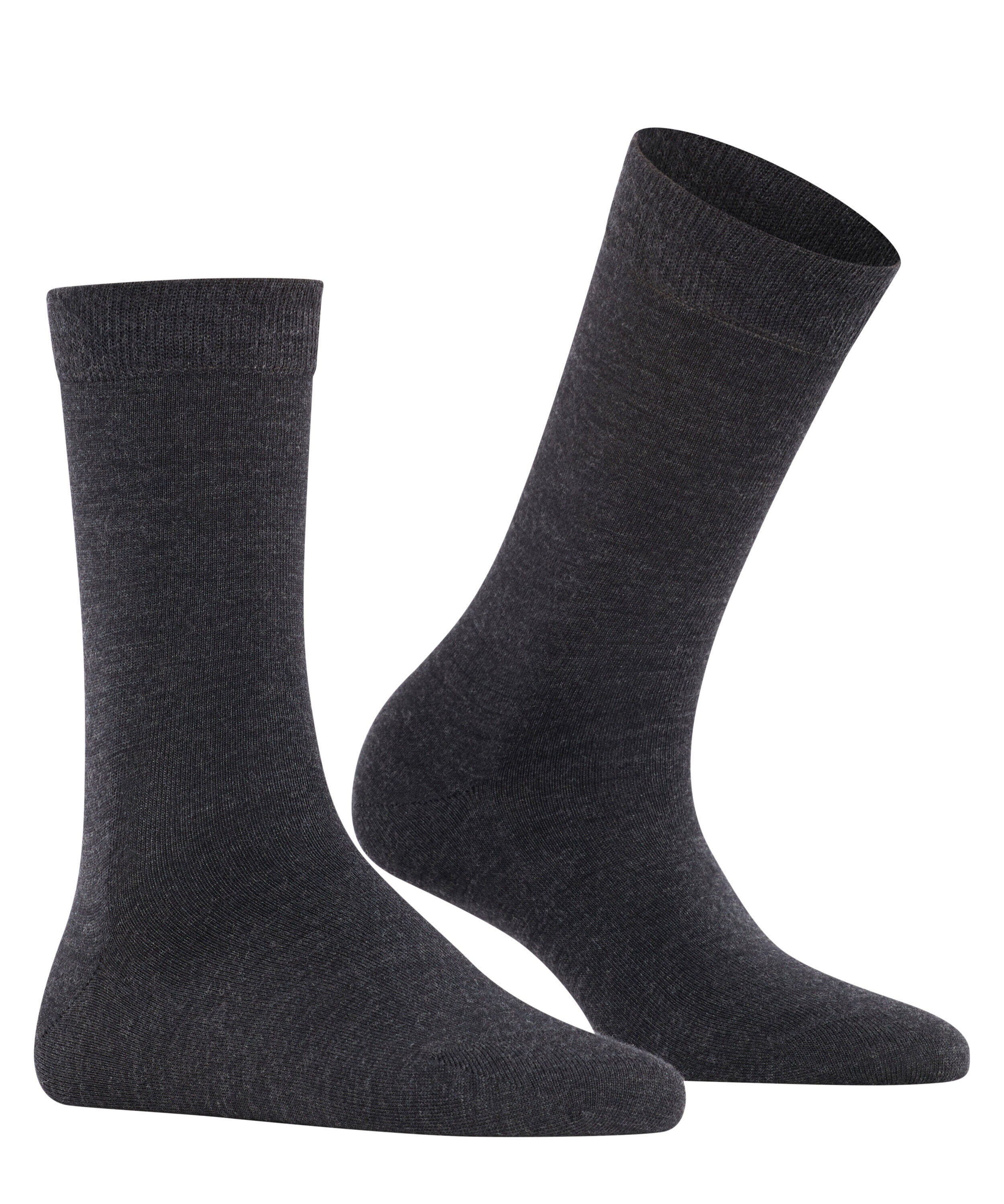 Socken aus Merinowolle-Mix - 3089 anthra.mel - Grau