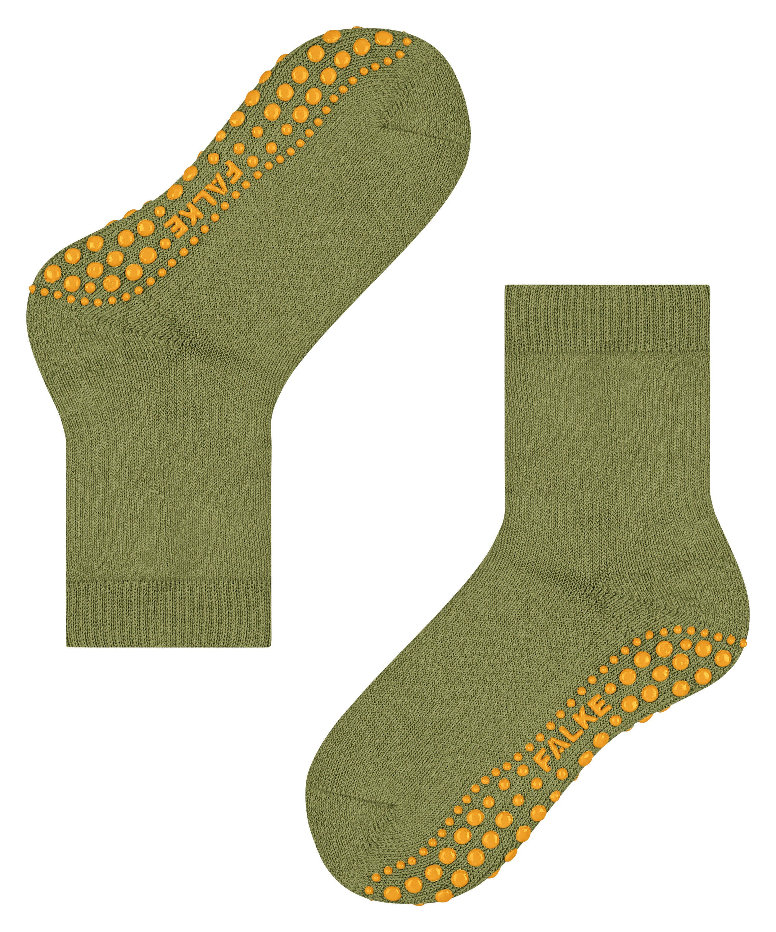 Stoppersocken aus Baumwollmix - 7756 calla green - Grün