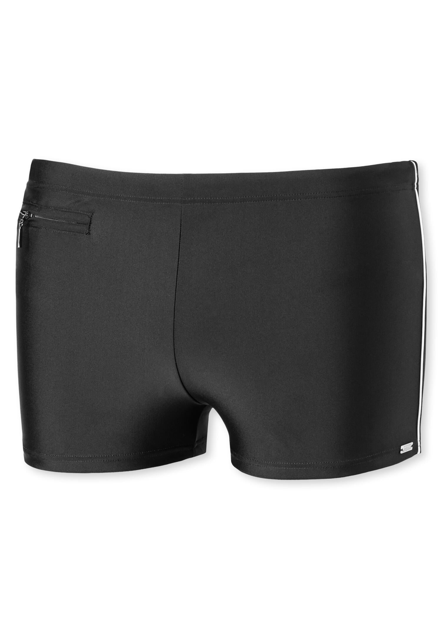 Badehose Komfort Fit - 000-schwarz - Schwarz