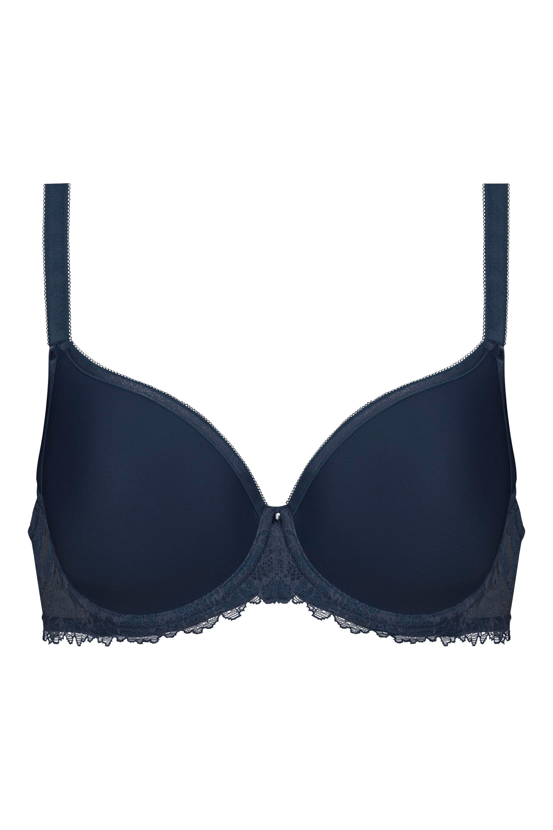 Spacer-BH mit Spitzen-Details - 408-night blue - Blau