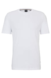 T-Shirt aus Baumwolle - 100-White - Weiß