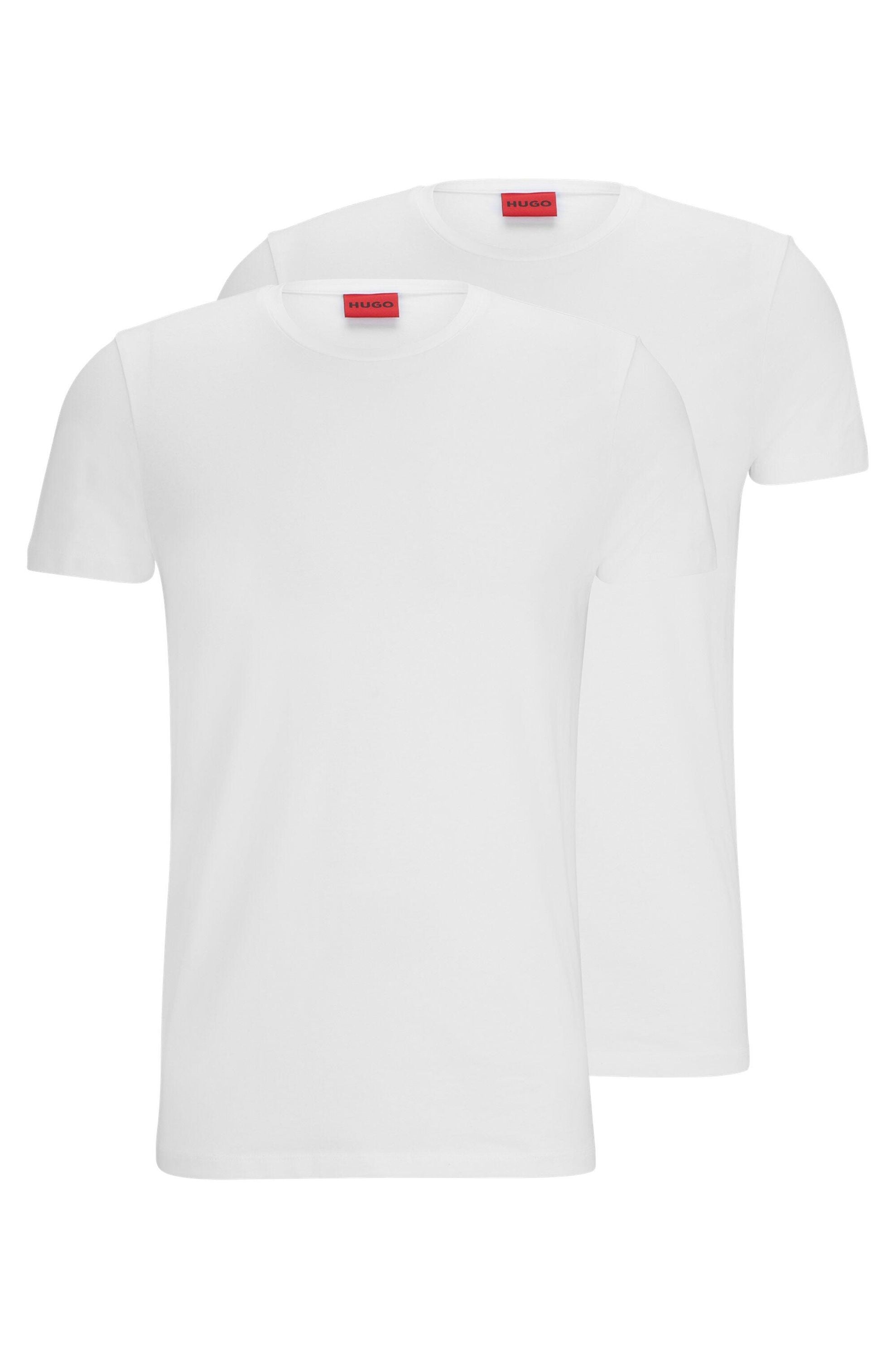 2er-Pack T-Shirts aus Baumwolle - 100-White - Weiß