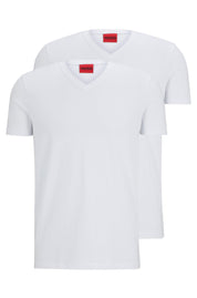 Zweier-Pack Slim-Fit T-Shirt - 100-White - Weiß