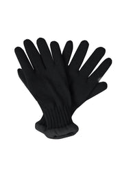 Fingerhandschuh Strick - 101 - Schwarz