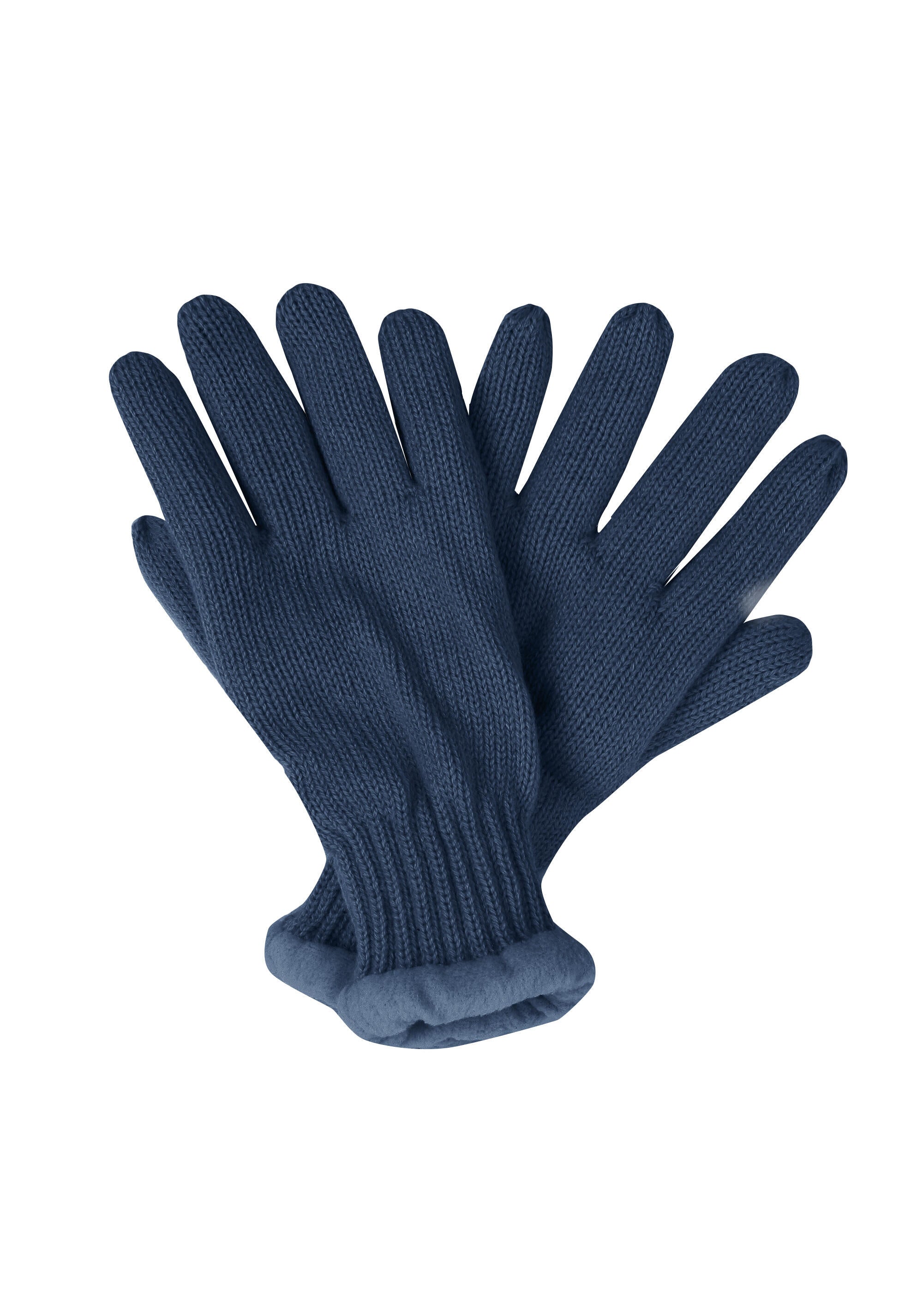 Fingerhandschuh Strick - 321 - Blau