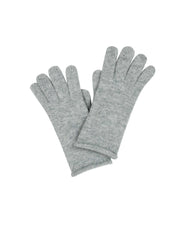 Melierte Strickhandschuhe - 150 - Grau