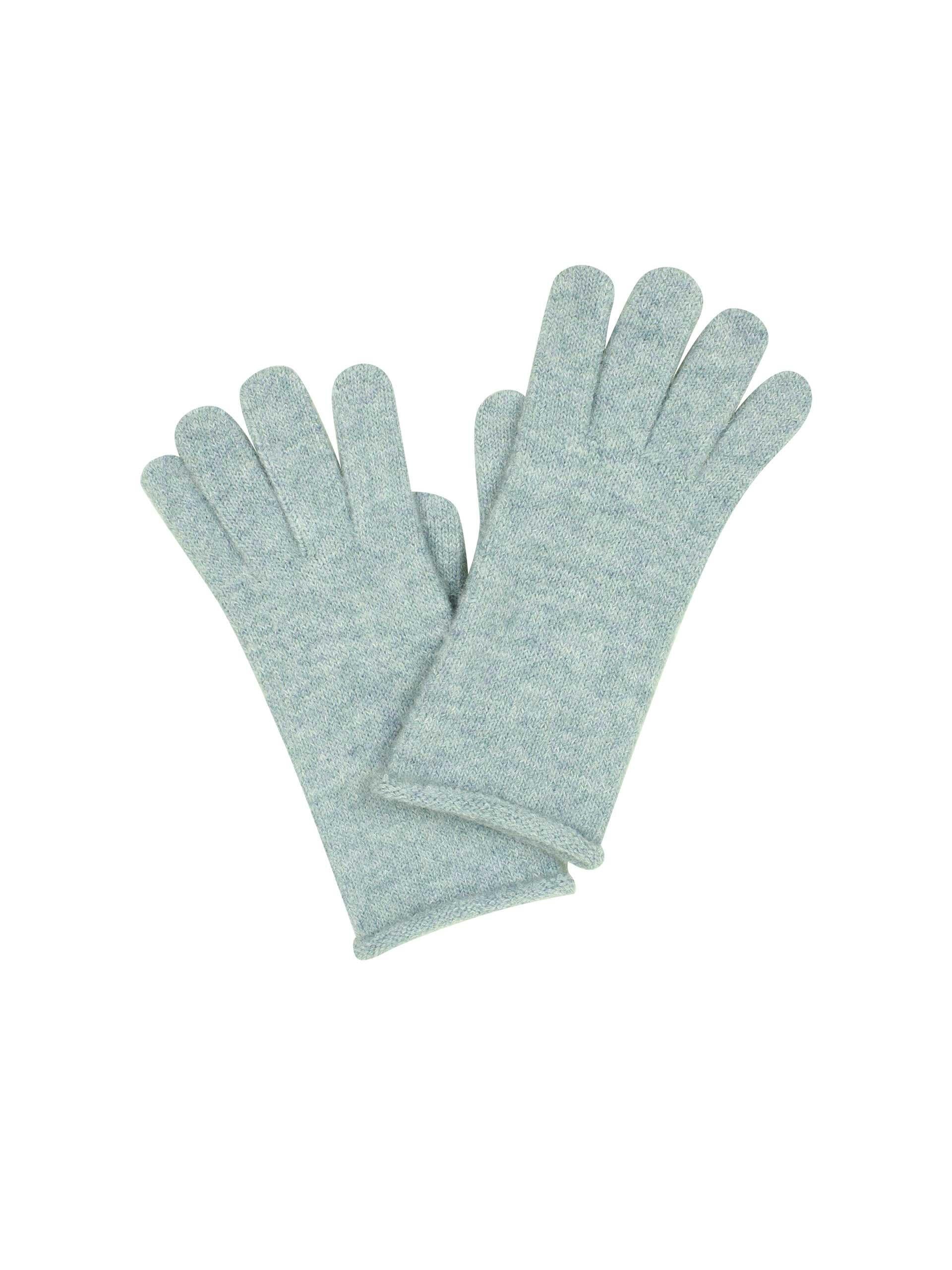 Melierte Strickhandschuhe - 450 - Grün