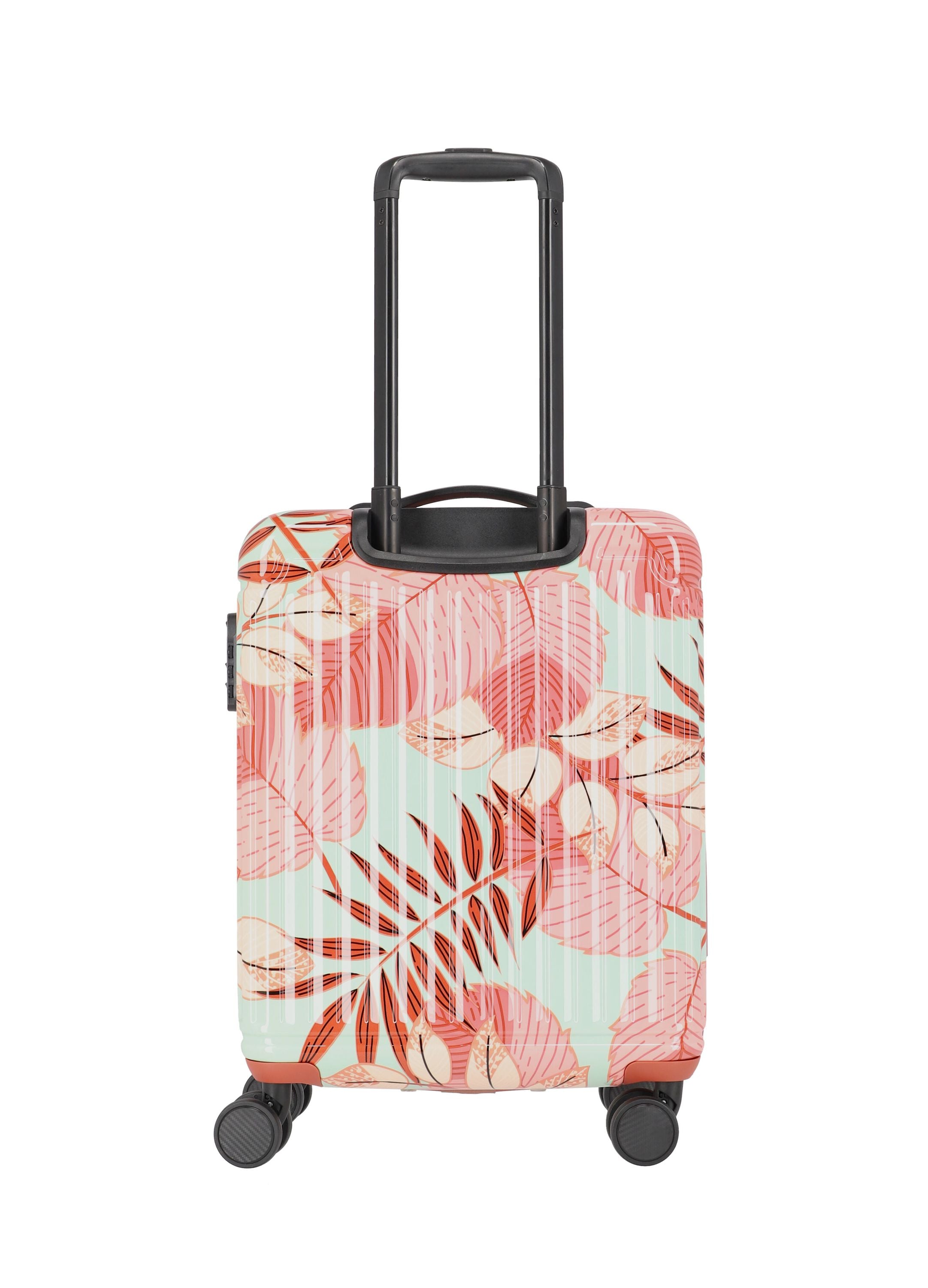 Reisekoffer  Trolley S - 81-Flower Print - Rosa