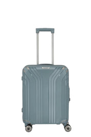 Reisekoffer Trolley ELVAA S - 26-Blaugrau - Blau