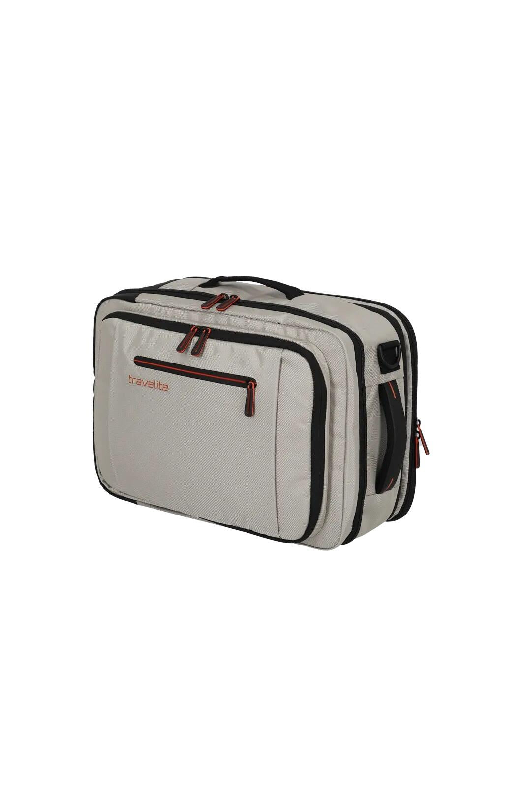 2-in-1 Bordtasche Crosslite 5.0 - 40-Natur - Grau