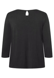 Blusenshirt - 0790 - Schwarz