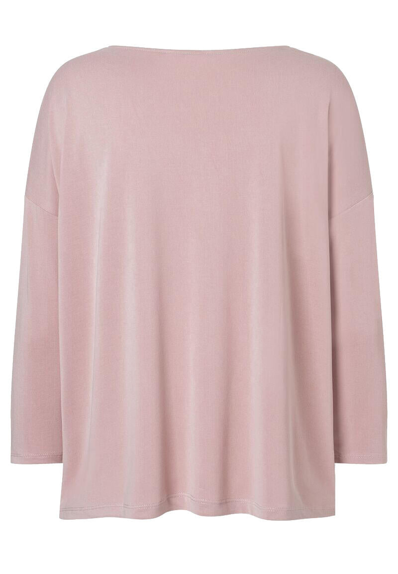 Langarmshirt aus Modalmix - 0818 - Rosa