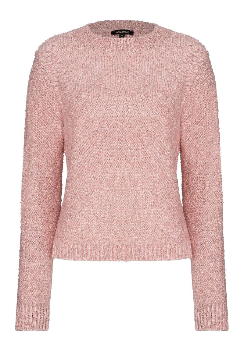 Grober Strickpullover - 0818 - Rosa