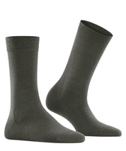 Socken aus Merinowolle-Mix - 7826 military - Grün