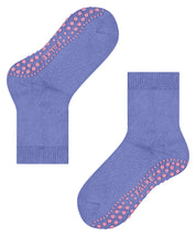 Stoppersocken aus Baumwollmix - 8316 blue iris - Blau