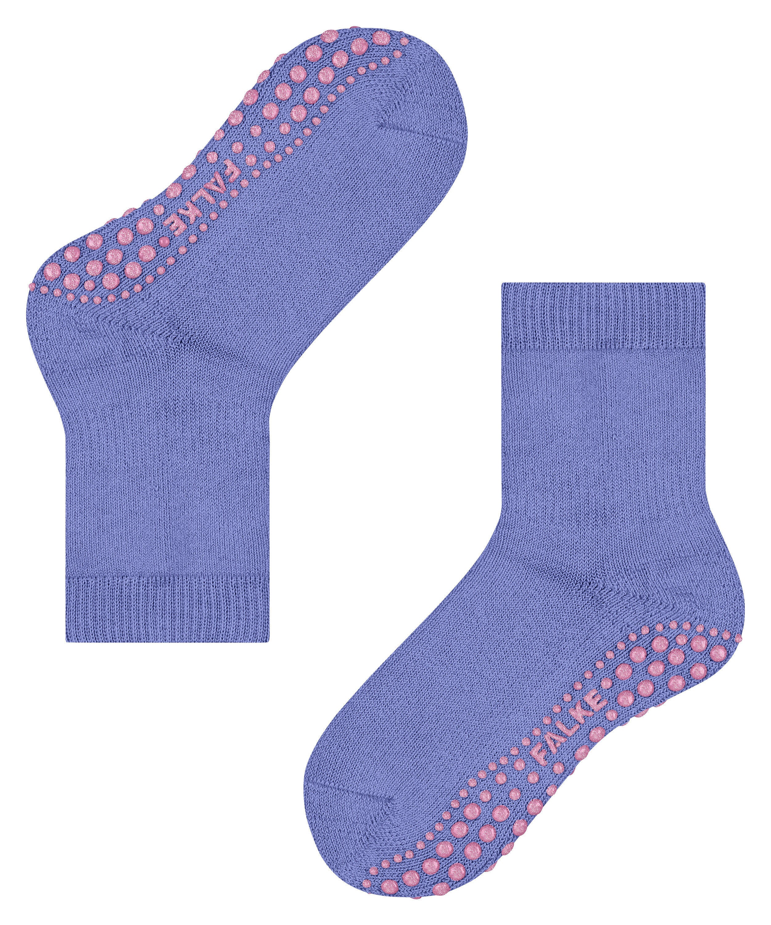 Stoppersocken aus Baumwollmix - 8316 blue iris - Blau