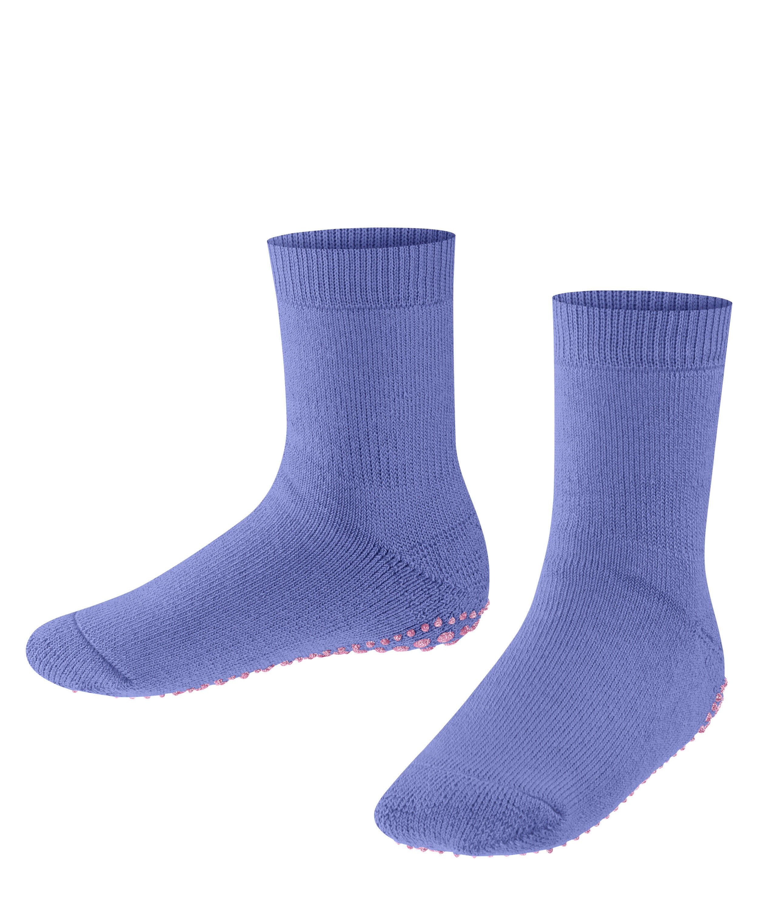 Stoppersocken aus Baumwollmix - 8316 blue iris - Blau