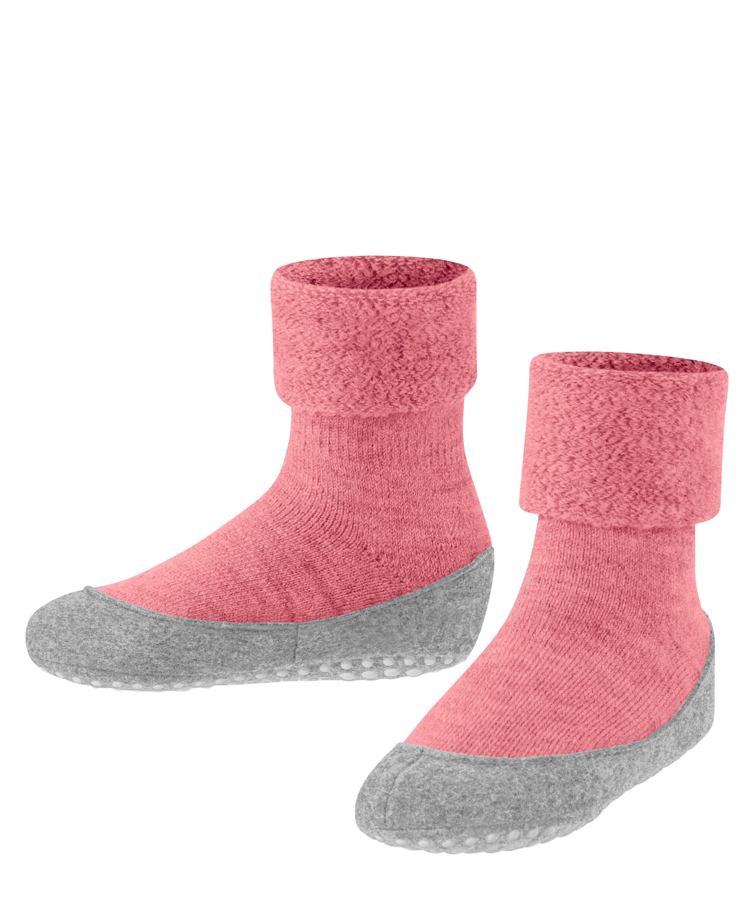 Hausschuhe Cosyshoe aus Wolle - 8773 tea rose - Pink | Grau