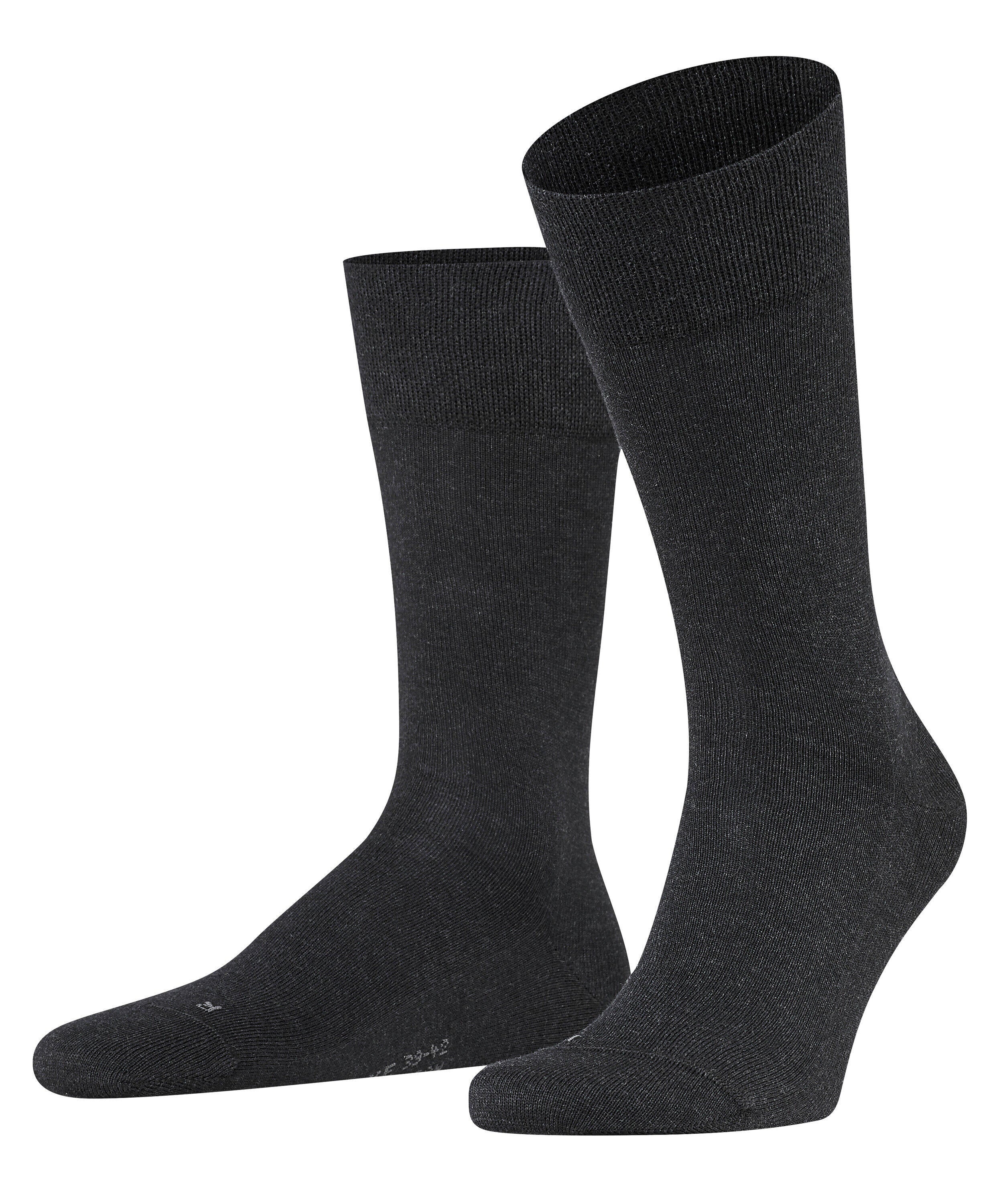 Sensitive London Socken - 3080 anthra.mel - Grau | Schwarz