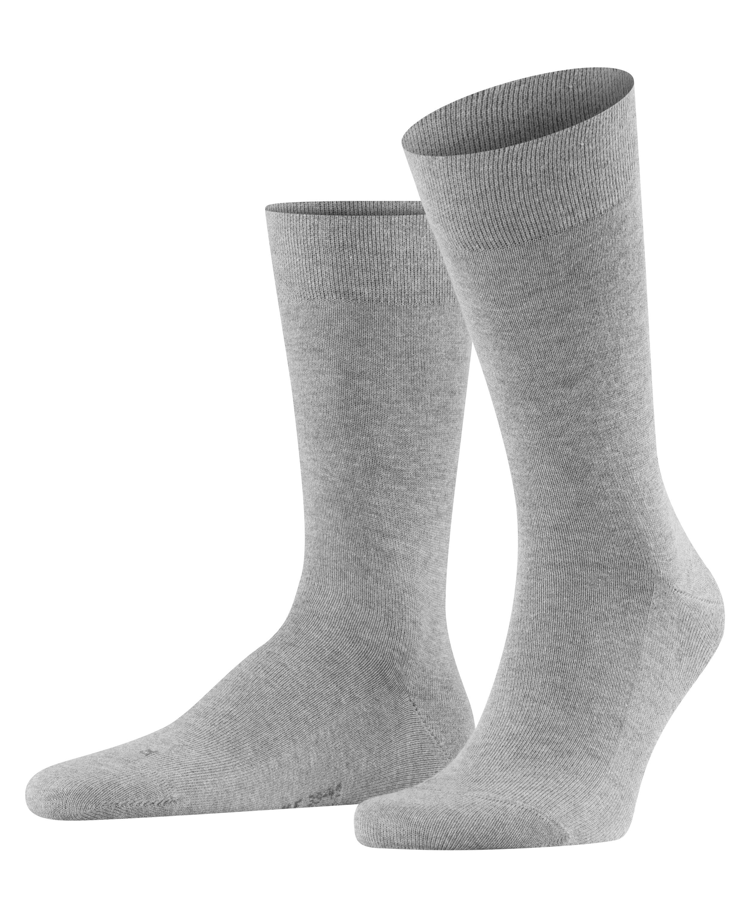 Sensitive London Socken - 3390 light greymel. - Grau