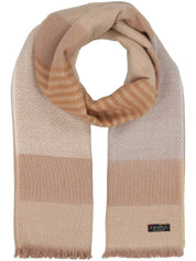 Gemusterter Schal - 071 - Beige