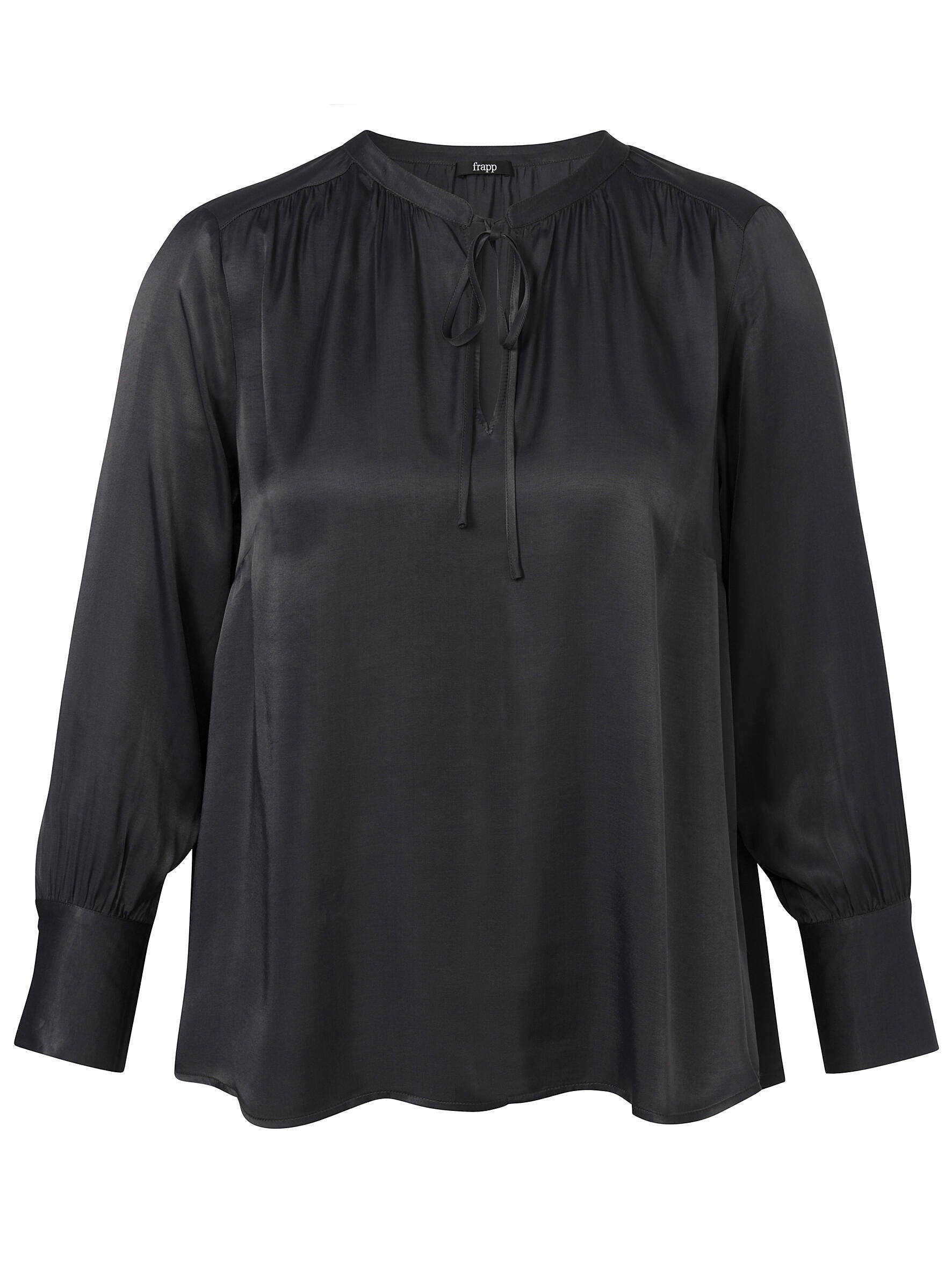 Bluse aus Viskose - 124 - Grau