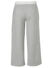 Melierte Hose aus Sweat - 165954 - Grau