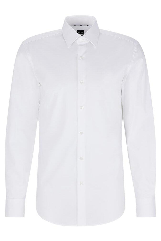 Hemd Slim Fit - 100-White - Weiß