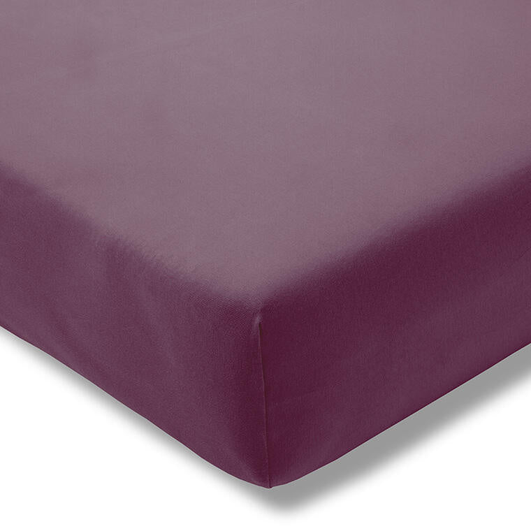 Spannbettlaken - 670-aubergine - Violett