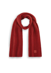 Gerippter Strickschal - RED2 - Rot