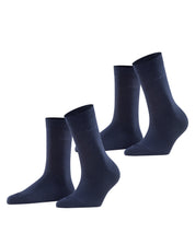 2er-Pack Socken - 6120 marine - Blau