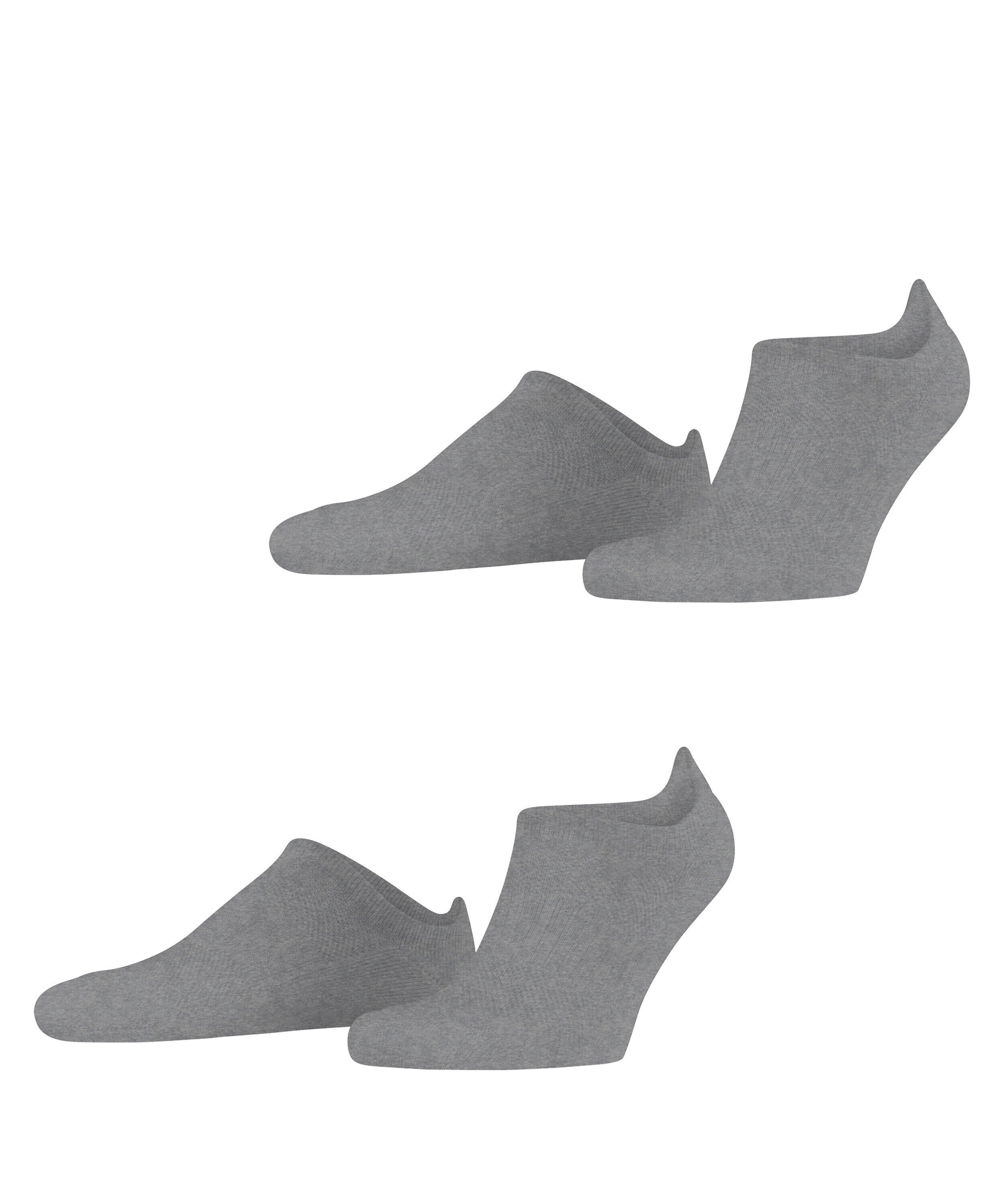 2er-Pack Sneakersocken - 0020 sortiment - Grau