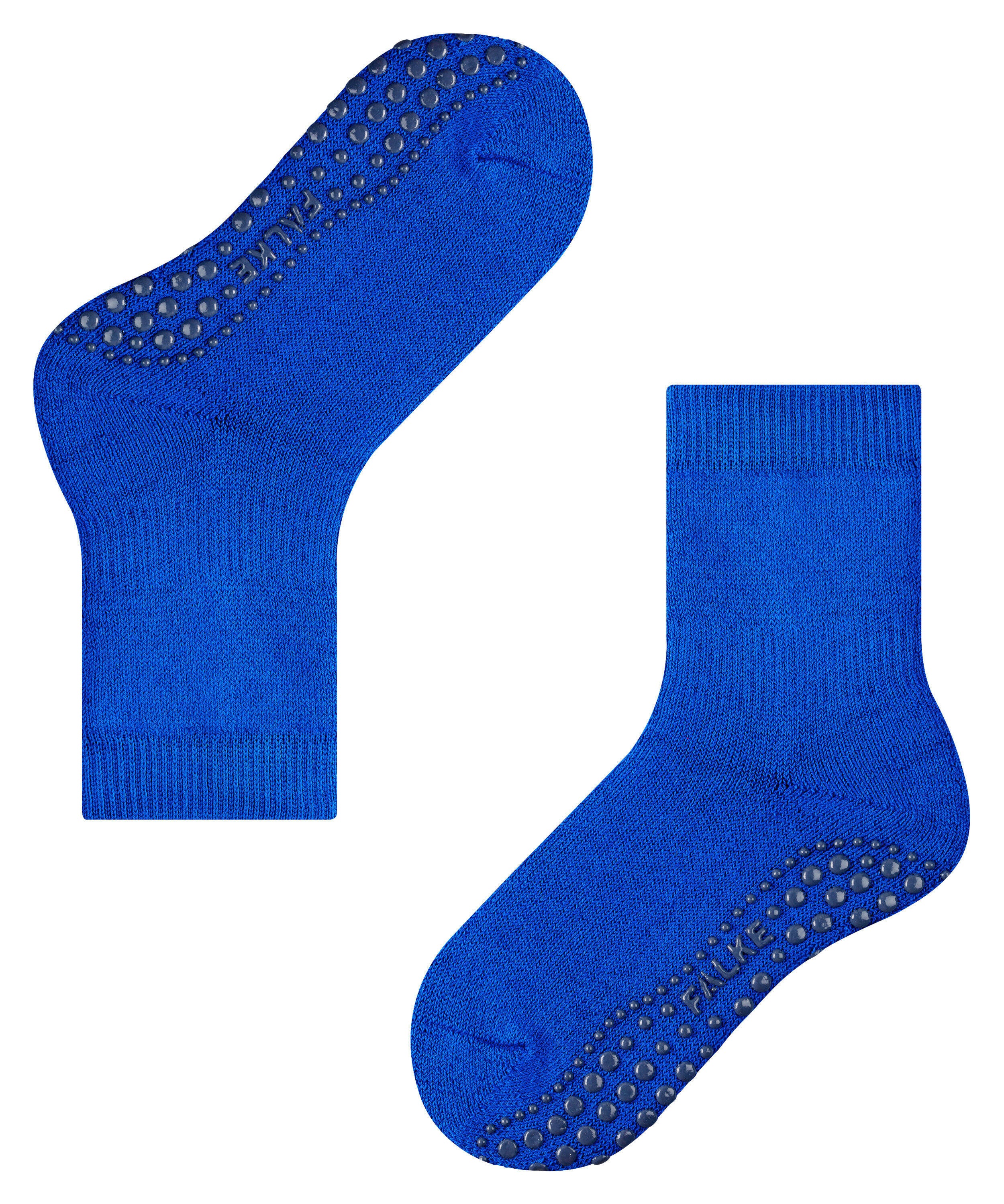 Stoppersocken aus Baumwollmix - 6054 cobalt blue - Blau