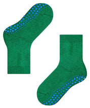 Stoppersocken aus Baumwollmix - 7290 grass green - Grün