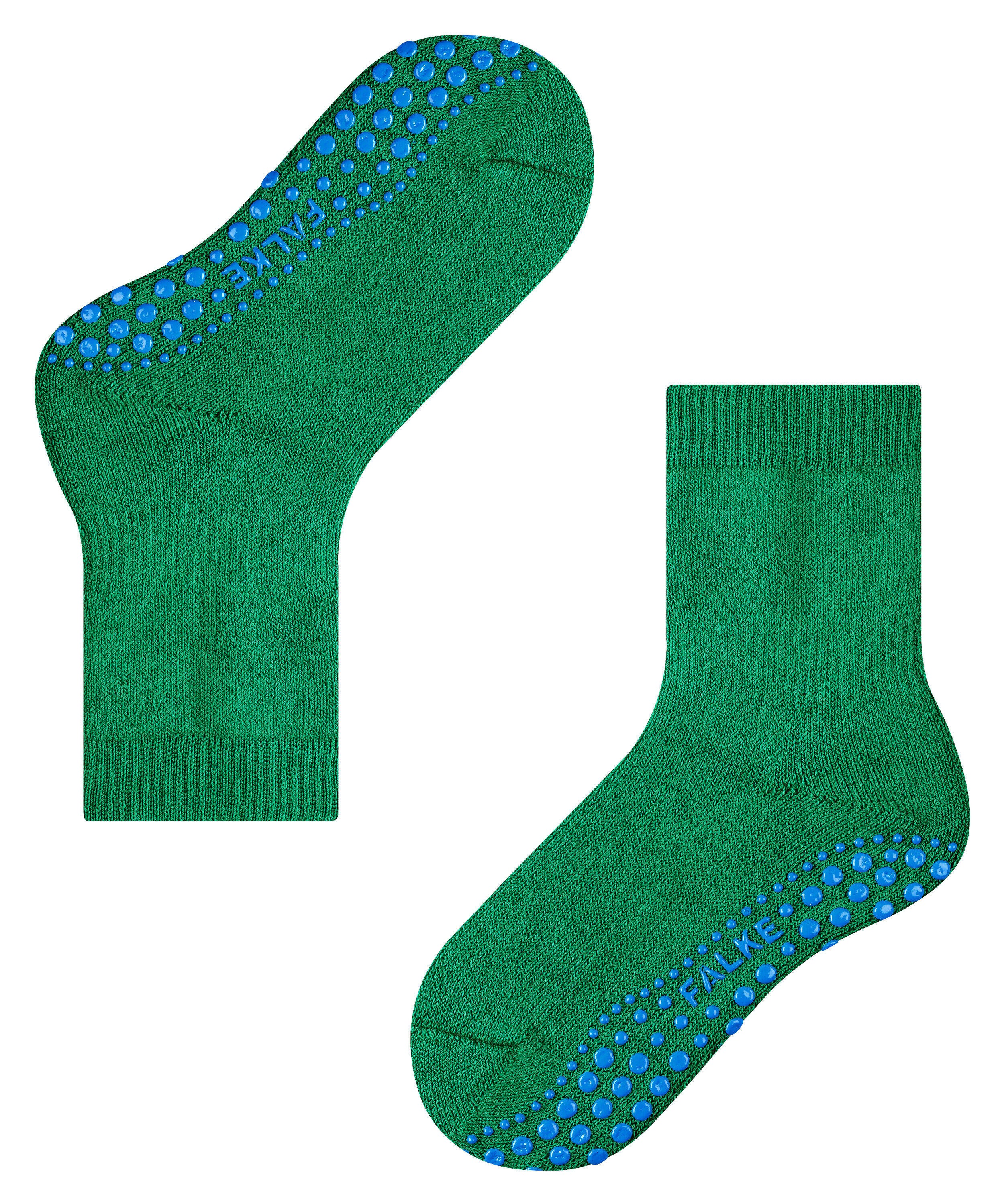 Stoppersocken aus Baumwollmix - 7290 grass green - Grün