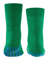 Stoppersocken aus Baumwollmix - 7290 grass green - Grün