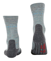 Stricksocken aus Schurwollmix - 6333 smoke blue - Grau