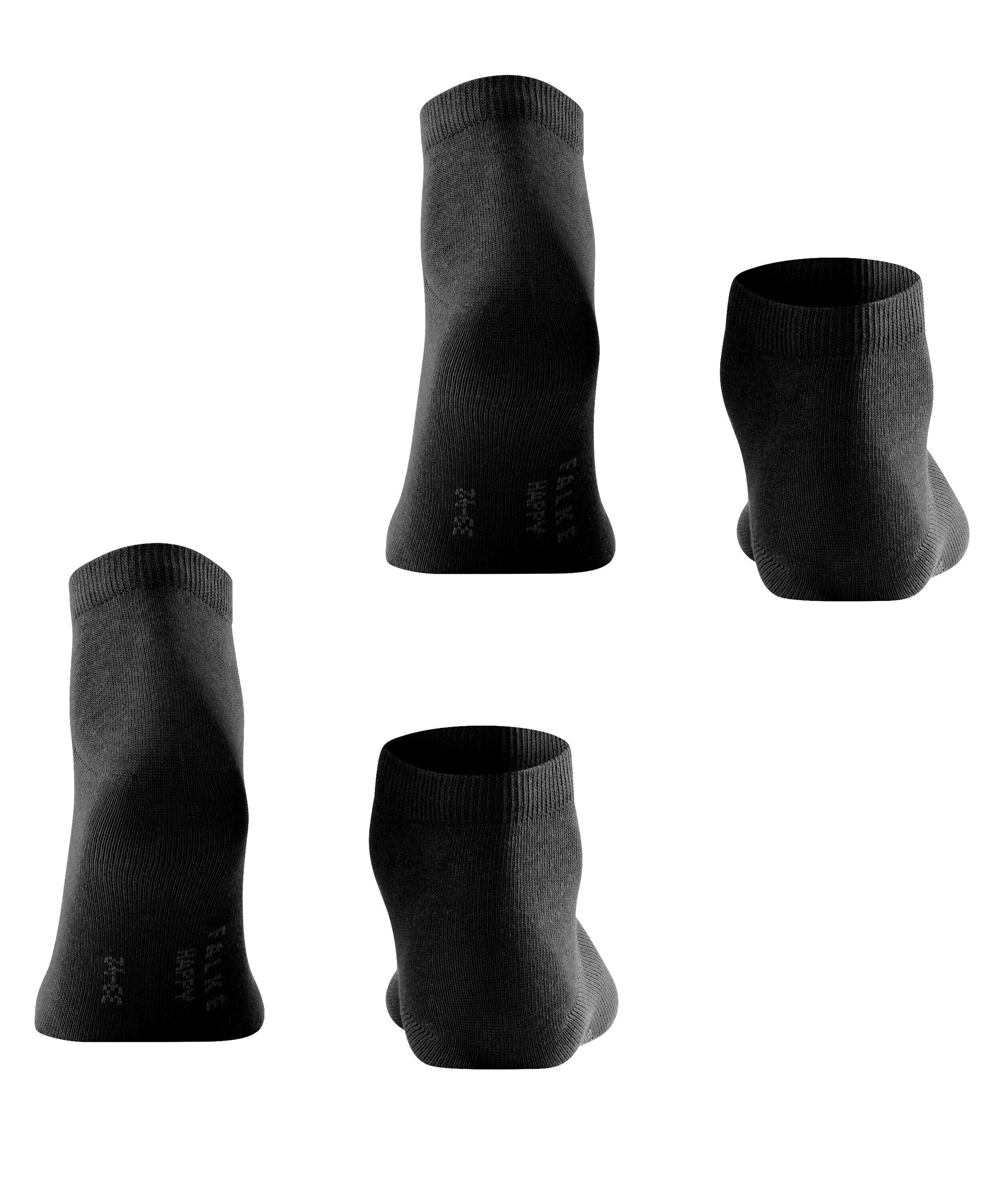 2er-Pack Sneakersocken aus Baumwolle - 3000 black - Schwarz