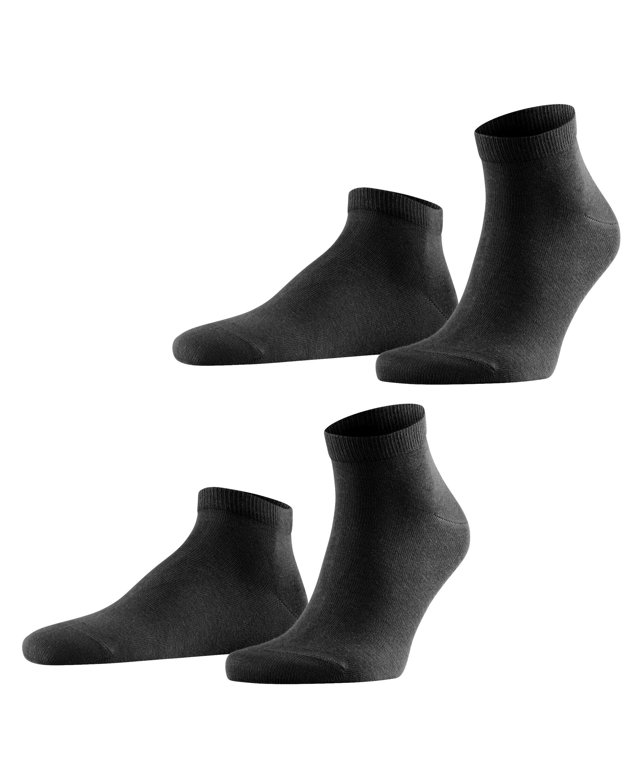 2er-Pack Sneakersocken aus Baumwolle - 3000 black - Schwarz