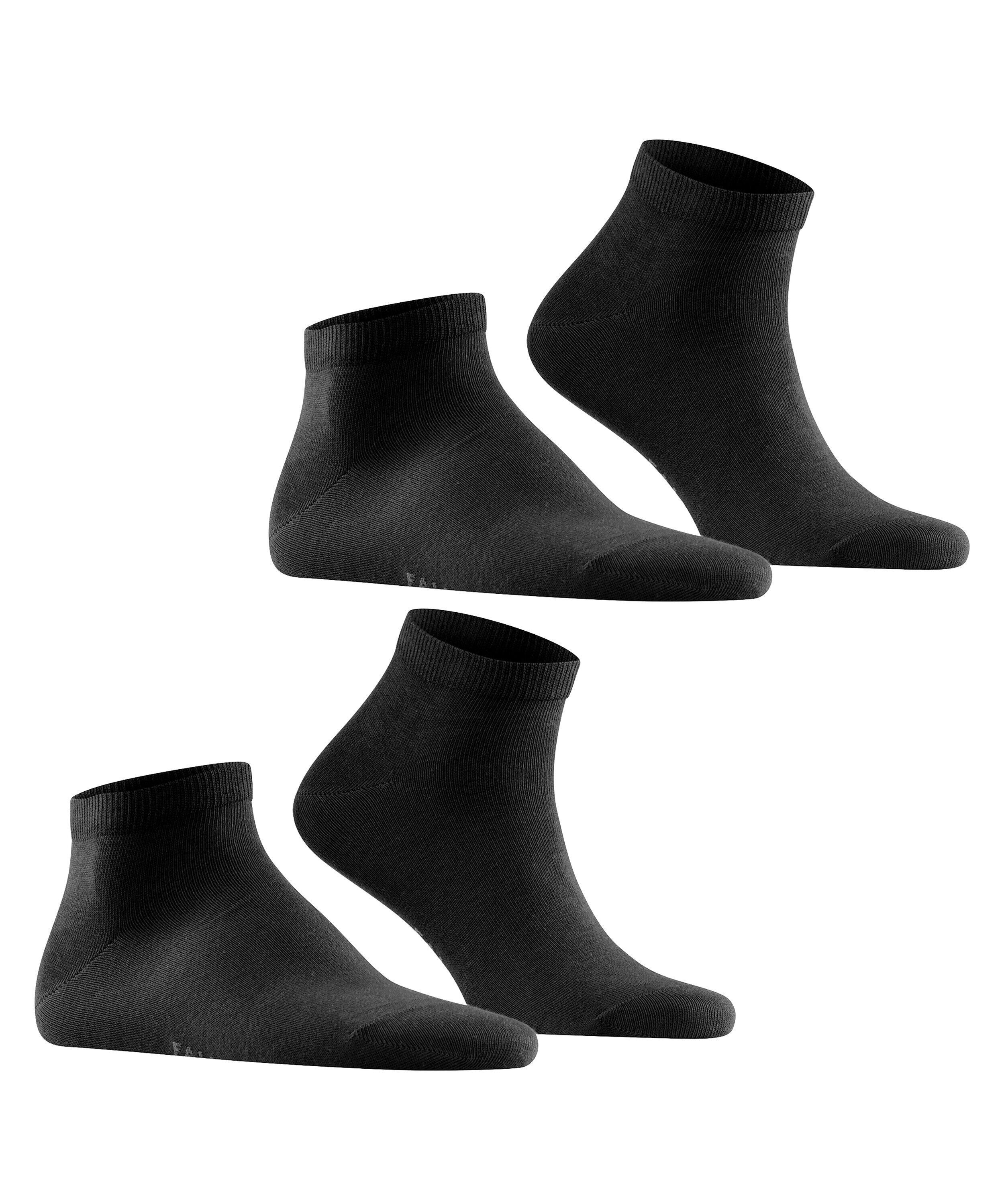 2er-Pack Sneakersocken aus Baumwolle - 3000 black - Schwarz